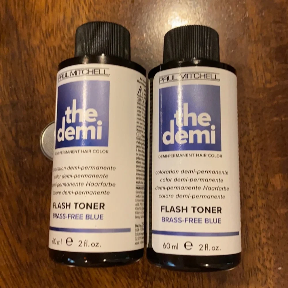 Paul Mitchell  The Demi Flash Toner Brass Free Blue 2 oz